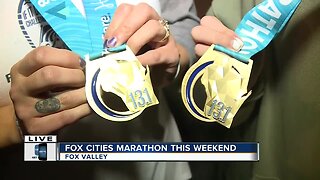 Mother & Daughter running the Fox Cities Marathon