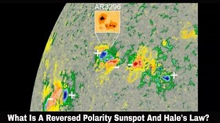 What Is A Reversed Polarity Sunspot And Hale's Law?