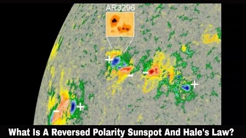 What Is A Reversed Polarity Sunspot And Hale's Law?