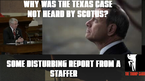 DISTURBING REPORT AND VIDEO OF WHY THE TEXAS CASE WAS DENIED!