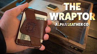 Possibly most versatile MINIMALIST wallet I've ever carried | Alpha Leather The Wraptor