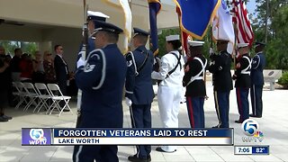 Forgotten veterans laid to rest in Lake Worth