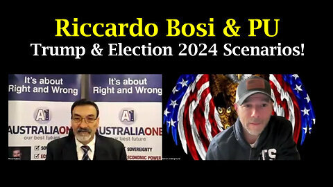 Riccardo Bosi Must See - Trump And Election 2024 Scenarios - 8-10-24..