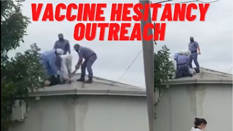 Dangerous Anti-Vaxxer Vaccinated on Roof as He Tries to Flee In Argentina