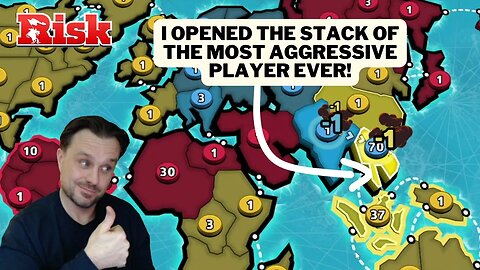 Risk: Know when to open your opponent's big army!