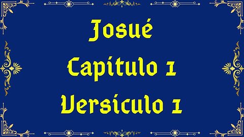 Como se diz Josué 1:1 em Hebraico?