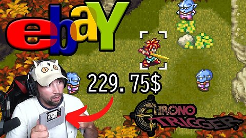 Comparing Old eBay Purchase to Current eBay Value - Chrono Trigger (SNES)