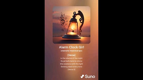 Alarm Clock Girl(drive fear away)