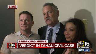 Verdict reached in Zahau civil case