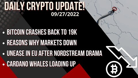 Crypto Daily Update: World War 3?! What's Moving Markets, Nordstream Pipeline "Sabotage," And More