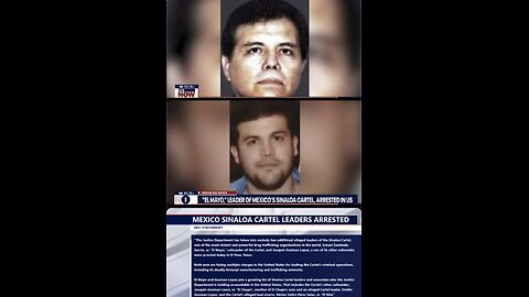 Mexico, Sinaloa cartel leader, El Mayo arrested in US…