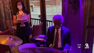 95-year-old drummer inspires future generations of jazz musicians