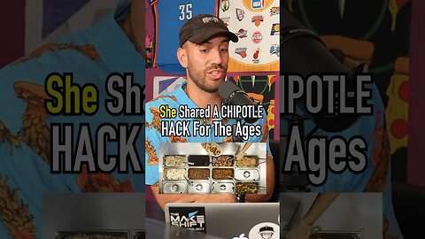 $3 BURRITO?! The Ultimate Chipotle Hack!! #shorts #chipotle #fastfood #foodhack #restaurant