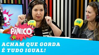 Acham que gorda é tudo igual, diz Mariana Xavier