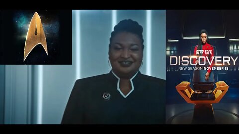 Liberals Dream of A Democrat Being President of Earth w/ Stacey Abrams in Star Trek Discovery