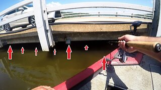 A TON of Crappie underneath this FLOODED Bridge!