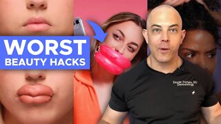Skin Doctor Reacts to Beauty Hacks!