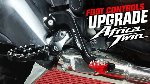 Africa Twin Foot Controls Upgrade!