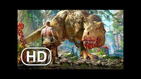 VIN DIESEL VS T-REX Dinosaur Fight Scene (2022) 4K ULTRA HD Action