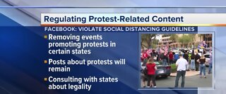 Facebook monitoring protest posts