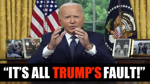 Biden Blames MAGA For Political Violence In Thinly Veiled Oval Office Address?