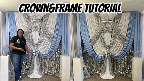 Step-by-step guide to adding a crown to a backdrop