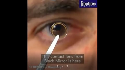 The Contact Lens From Black Mirror Is Here.