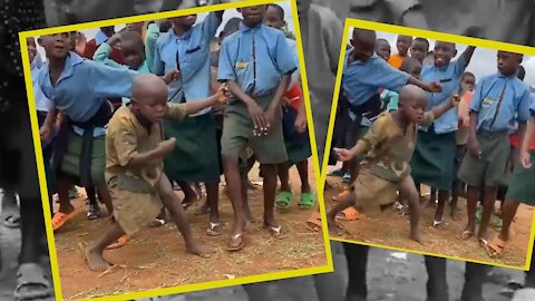 This kid's dance style has become viral on social media