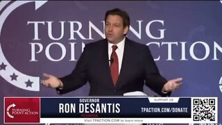 DeSantis says that Florida has now with 230000 more republicans than democrats