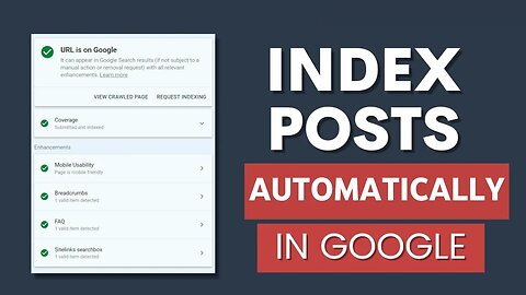How To Fix Crawling And Indexing Issues Index Blog Post Faster | INDEX YOUR BLOG AUTOMATICALLY