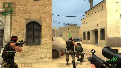 Counter Strike Source Dust 2 Bots #90 Only Assault Rifles