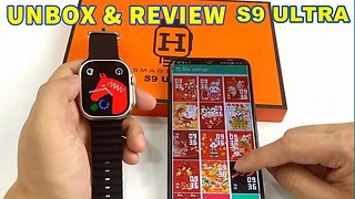 S9 Ultra Unbox smart watch pk X8 S8 Ultra