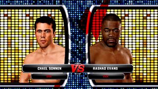 UFC Undisputed 3 Gameplay Rashad Evans vs Chael Sonnen (Pride)