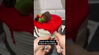 Epic Cake Hack tiktok mel food