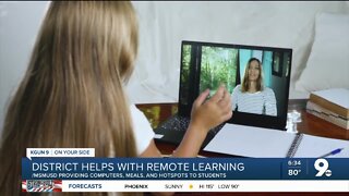 Mammoth-San Manuel School District steps up to help families with remote learning