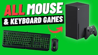 ALL XBOX Series X games that support Mouse and Keyboard (2024)
