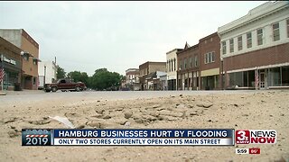 Hamburg businesses remained closed following March floods