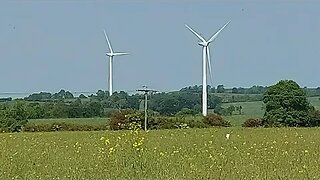 Distant View of Honey Hill and Hemplow Hill, Zoomed in