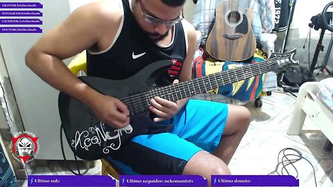 Aço Negro - Destrói nossa Vida (Guitarra playthrough)