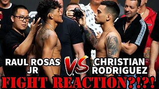 RAUL ROSAS JR. VS CHRISTIAN RODRIGUEZ(FIGHTREACTION)!!!