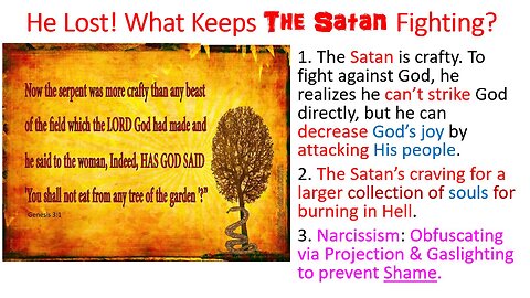 What Keeps Satan Fighting?