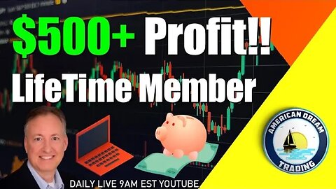 $500+ Profit Lifetime Member Stock Market Profit