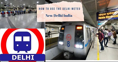 How to Use The Delhi Metro From The Airport- Cheap & Easy Way To Get Around - New Delhi India 2024