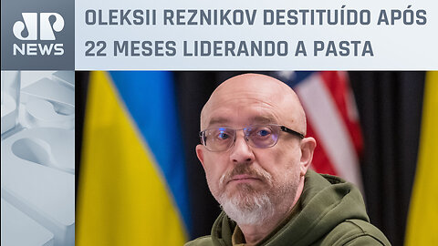 Zelensky anuncia substituição de ministro da Defesa da Ucrânia