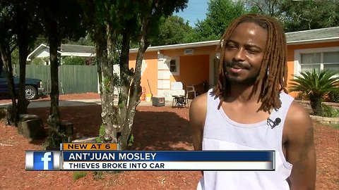 Hurricane Michael evacuee says crooks stole almost everything he owned from his car