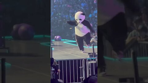 Watch Dude Perfect’s Panda breakdance at the @dudeperfect live tour! #shorts #dudeperfect