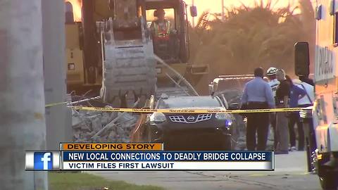 First lawsuit filed in deadly bridge collapse