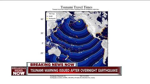 Earthquake strikes off coast of Alaska