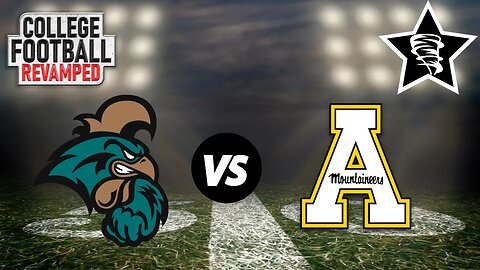 NCAA Football 14 - CFB Revamped - Dynasty Mode - Costal Carolina vs Appalachian State