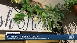 Local flower shop shares story of surviving the pandemic on Small Business Saturday